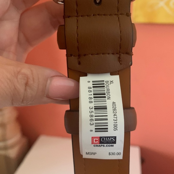Men’s Chaps Tan Belt. NWT. XL - Picture 6 of 7